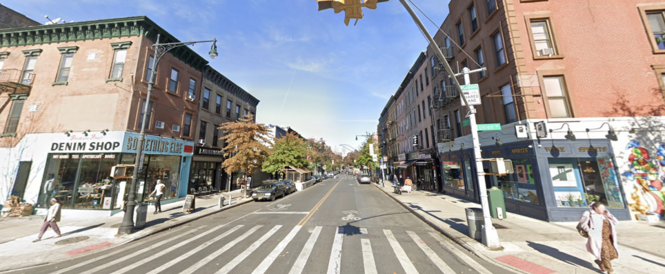 Figure 3.3. Street Gen: Street view generated similar to StreetMix design for High-Risk scenario